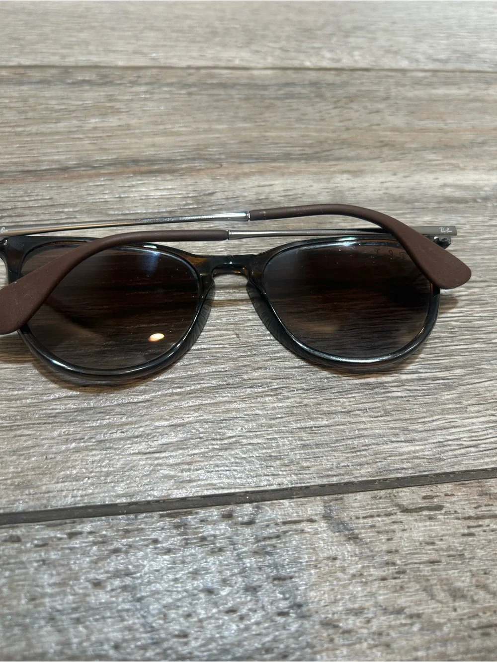 Ray-Ban Erika RB4171 Polarized Sunglasses Tortoise Brown 710/T5 54mm